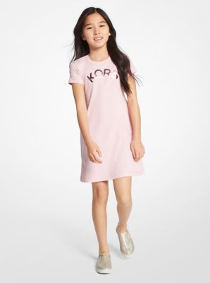 Stretch Cotton Logo T-Shirt Dress