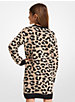 Robe en jacquard à motif léopard métallisé image number 1