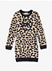 Robe en jacquard à motif léopard métallisé image number 2
