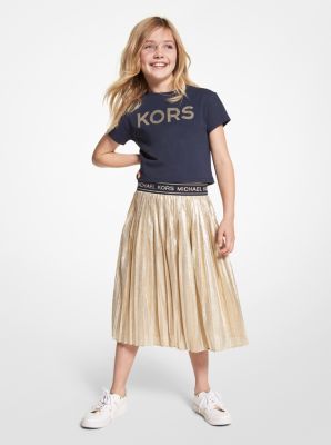 Gold pleated shop skirt canada