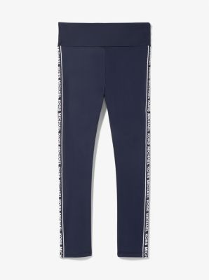 Logo Tape Stretch Jersey Leggings