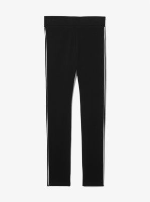 MICHAEL KORS Girls Navy Logo Leggings