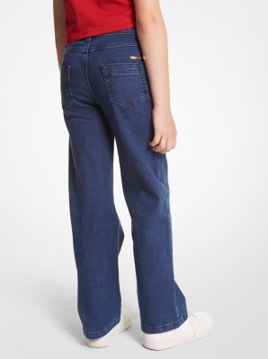 Embellished Stretch Cotton Jeans image number 1