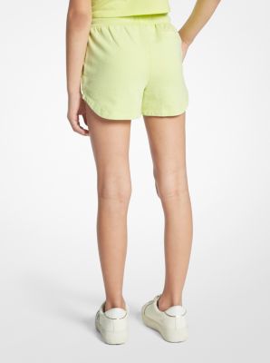 Stretch Cotton Drawstring Shorts image number 1