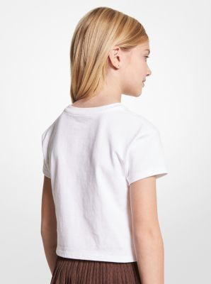 Studded Cotton T-Shirt | Michael Kors [US]