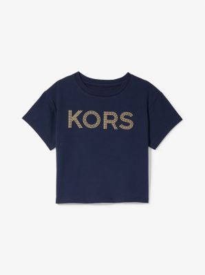 T-Shirt aus Baumwolle mit Nieten image number 2