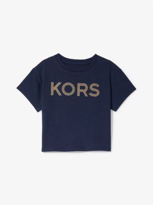 Michael Kors Kids Mk Chain logo-print Shirt Dress - Black