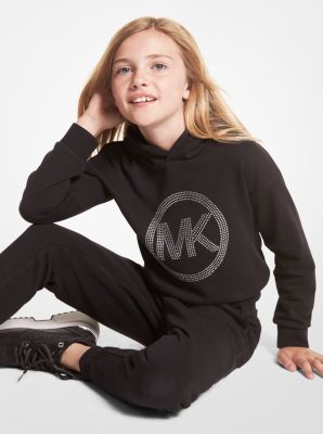 Embellished Logo Cotton Sweatshirt | Michael Kors [US]
