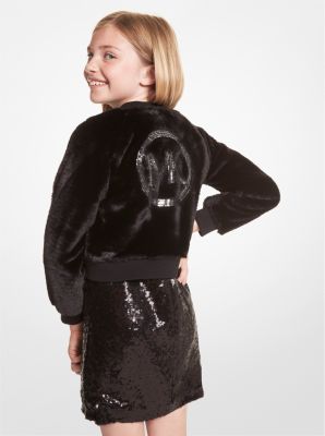 Bomberjacke aus Kunstpelz image number 1