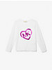 Logo Heart Stretch Cotton Jersey T-Shirt image number 2