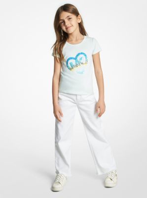 Michael Michael Kors Leggings with logo, IetpShops, AOP Pants Toddler  Little Kids Big Kids