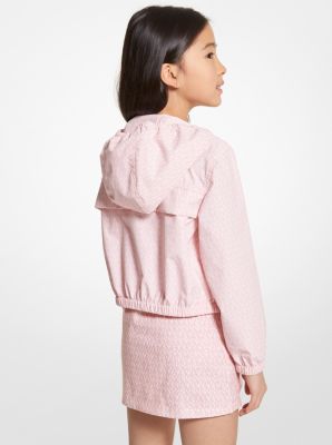 Logo Windbreaker in PALE PINK | Michael Kors