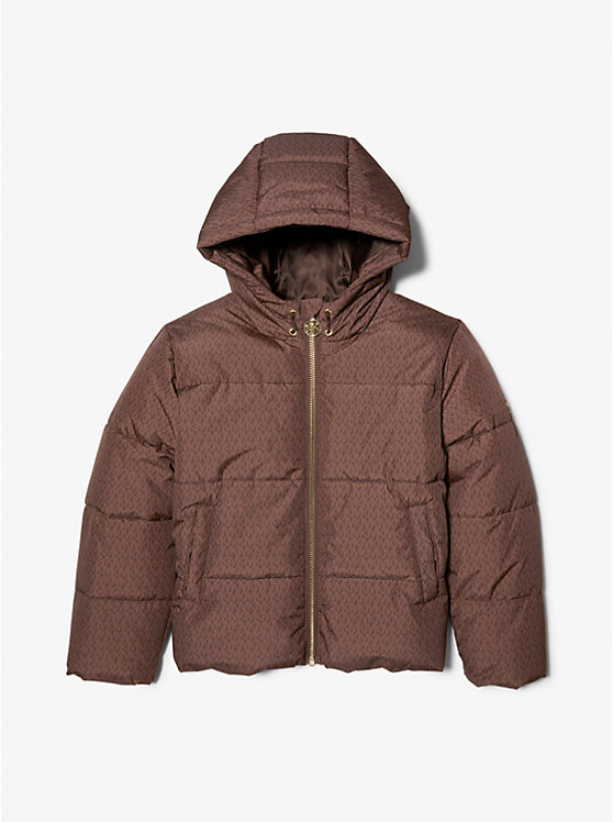 Quilted Logo Puffer Jacket image number 2