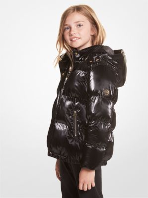 Quilted Ciré Puffer Jacket