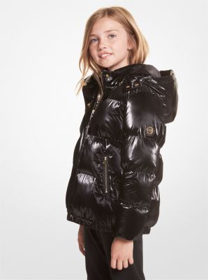 Quilted Ciré Puffer Jacket image number 0