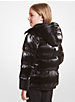 Quilted Ciré Puffer Jacket image number 1