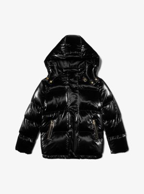 Quilted Ciré Puffer Jacket image number 2