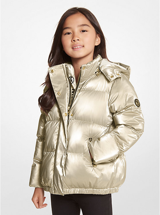 Quilted Ciré Puffer Jacket image number 0