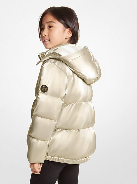 Quilted Ciré Puffer Jacket image number 1