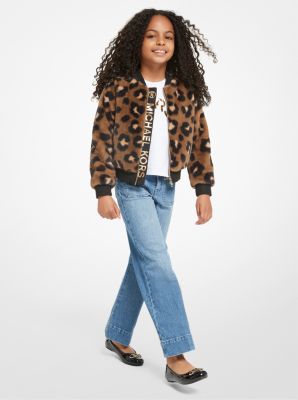 Leopard Print Faux Fur Jacket image number 0