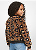 Leopard Print Faux Fur Jacket image number 1