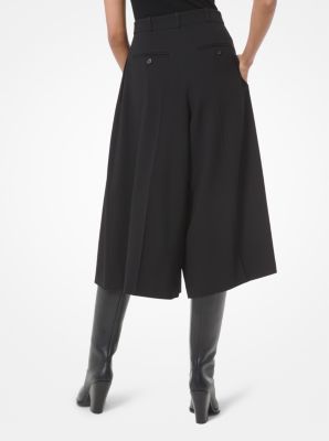 Jupe-culotte en laine sergé image number 1