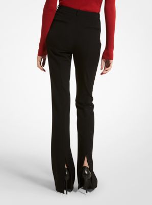 Stretch Wool Gabardine Split-Cuff Trousers image number 1