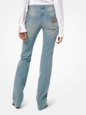 Stovepipe Jeans in VINTAGE STREAM WASH | Michael Kors