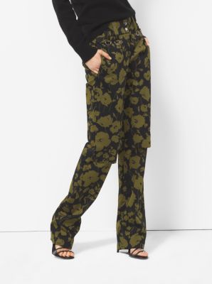 Floraflage Cotton-Sateen Utility Trousers
