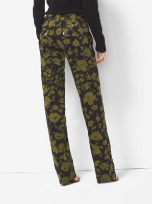 Floraflage Cotton-Sateen Utility Trousers