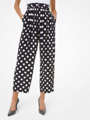 Pleated Crepe Pants  Michael Kors Canada