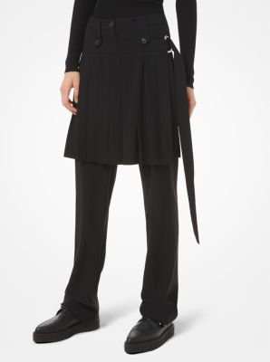 Wool Serge Kilt Trousers