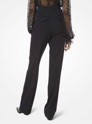 Wool Serge Pleated Trousers image number 1