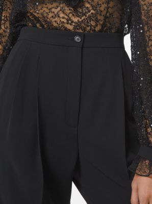 Wool Serge Pleated Trousers image number 2
