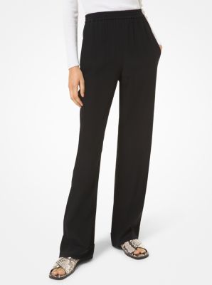 Silk Crepe De Chine Pajama Pants 