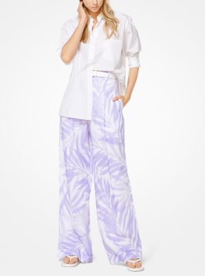 Palm Linen Trousers