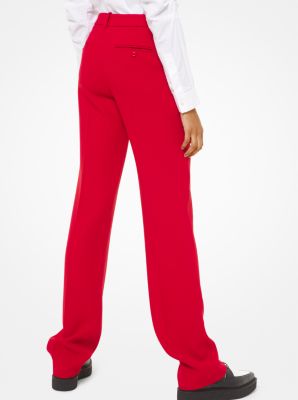 Double Crepe Sablé Straight-Leg Trousers image number 1
