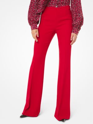 Double Crepe Sablé Flared Pants image number 0