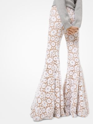 Floral Guipure Palazzo Bells image number 1