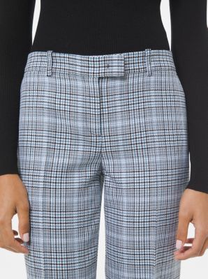 Tonne Glenplaid Wool Cuffed Trousers