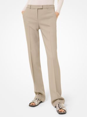 Kate Double Crepe Sabl&eacute; Cuffed Trousers