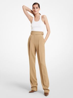 MICHAEL KORS Women’s Size 10 Dress Pants Virgin Wool Beige Made in Italy