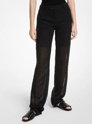 Linen Blend Pants  Michael Kors Canada