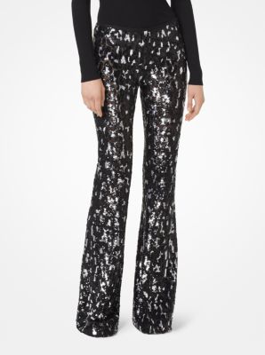 michael kors leopard pants