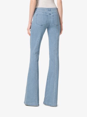 Michael kors shop white flare jeans