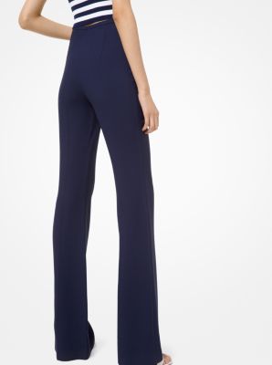Double Crepe-Sablé Flared Pants image number 1