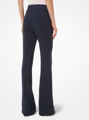 Double Crepe Sablé Flared Trousers