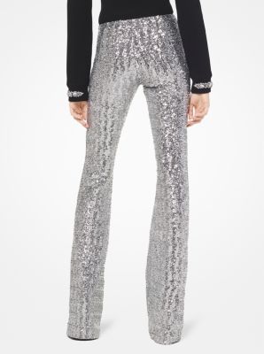 Michael kors cheap pants silver