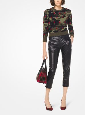 michael kors leather pants