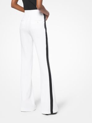 Double Crepe-Sabl&eacute; Tuxedo Trousers